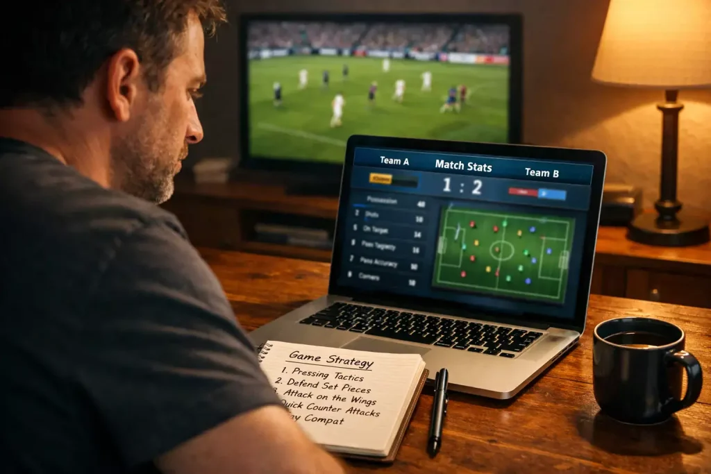 Stratégies de paris combinés pour gagner : tableau de méthode et analyse de matchs de football